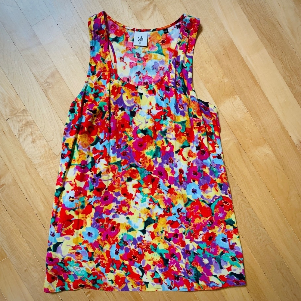 EUC - Cabi Louisa Racerback Tank Style 5045 Size XS